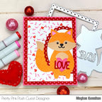 Pretty Pink Posh Fox Holder Dies love
