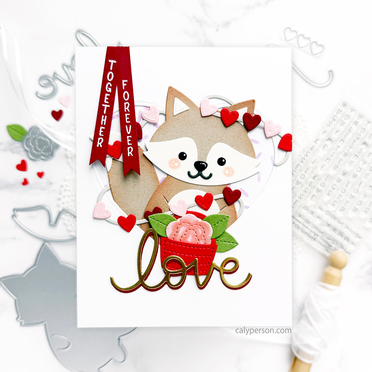 Pretty Pink Posh Fox Holder Dies rose | color-code:ALT01