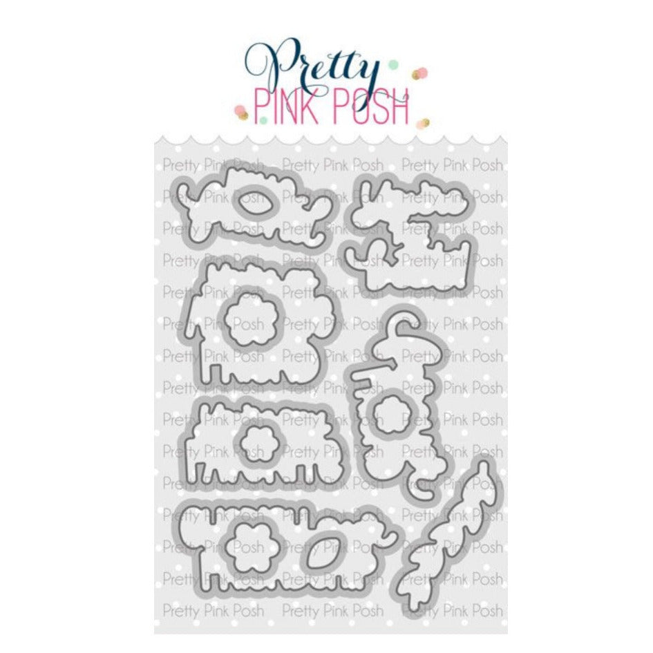 Pretty Pink Posh Friend Greetings Dies