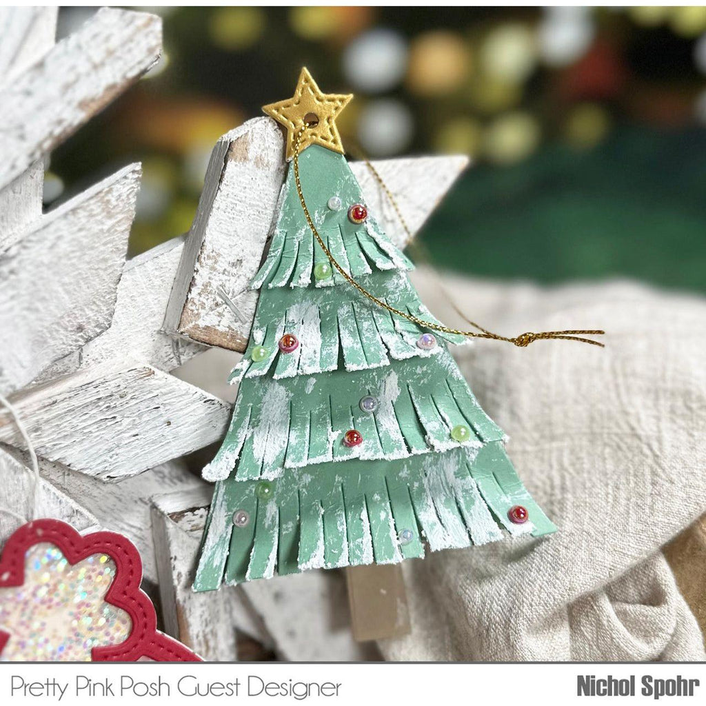 Pretty Pink Posh Fringe Tree Dies gift tag | color-code:ALT02