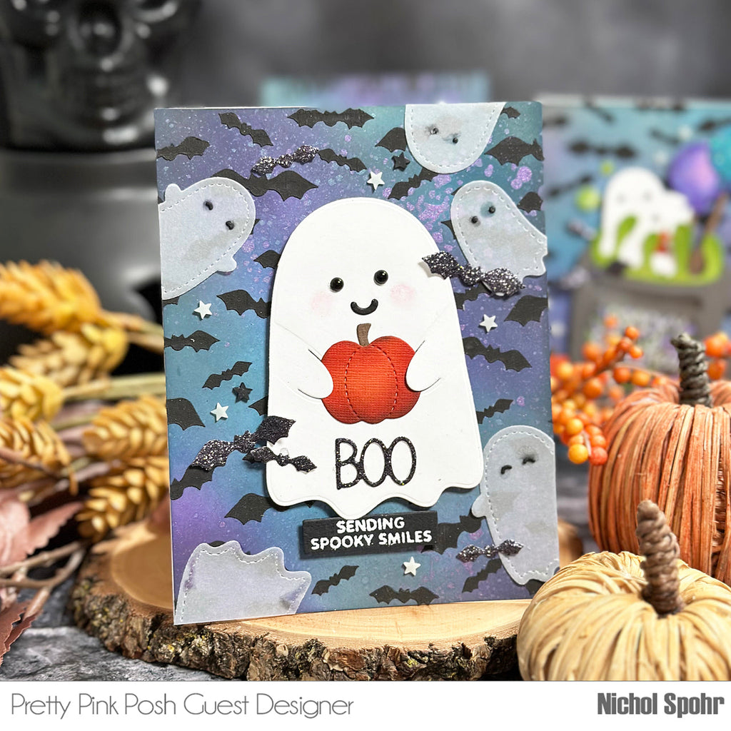 Pretty Pink Posh Ghost Holder Dies boo | color-code:ALT02