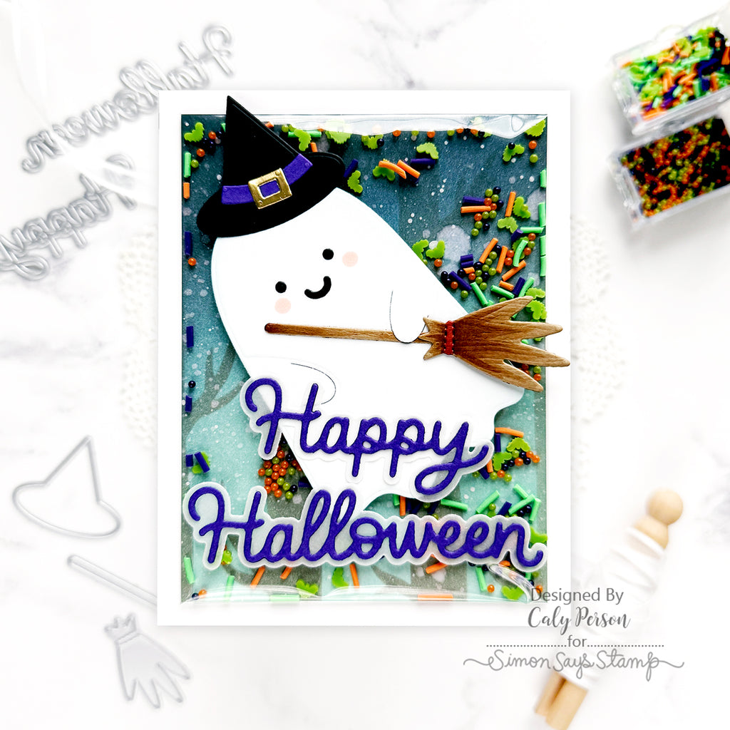 Pretty Pink Posh Ghost Holder Dies broomstick | color-code:ALT04
