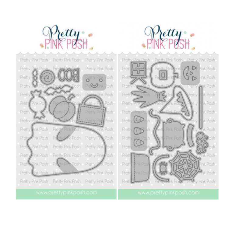 Pretty Pink Posh Ghost Holder and Halloween Holder Additions Die Set