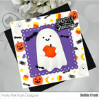 Pretty Pink Posh Ghost Holder and Halloween Holder Additions Die Set ghostly greetings
