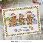 Pretty Pink Posh Gingerbread Friends Clear Stamp and Die Set gumdrops
