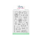 Pretty Pink Posh Gingerbread Friends Clear Stamp and Die Set image 1