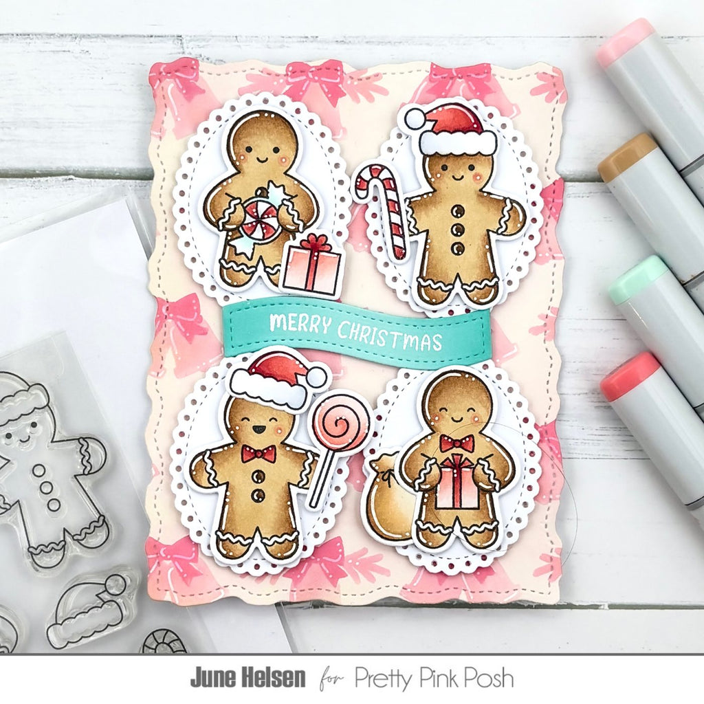 Pretty Pink Posh Gingerbread Friends Dies christmas