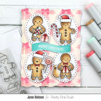 Pretty Pink Posh Gingerbread Friends Dies christmas