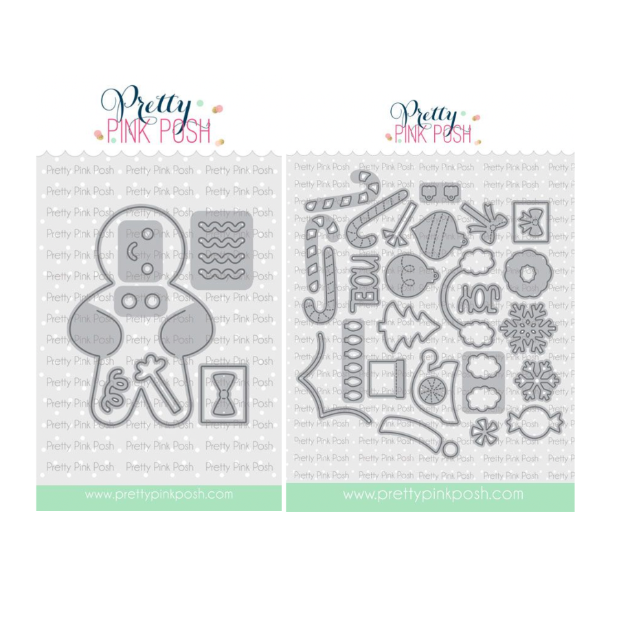 Pretty Pink Posh Gingerbread Holder and Christmas Holder Additons Dies