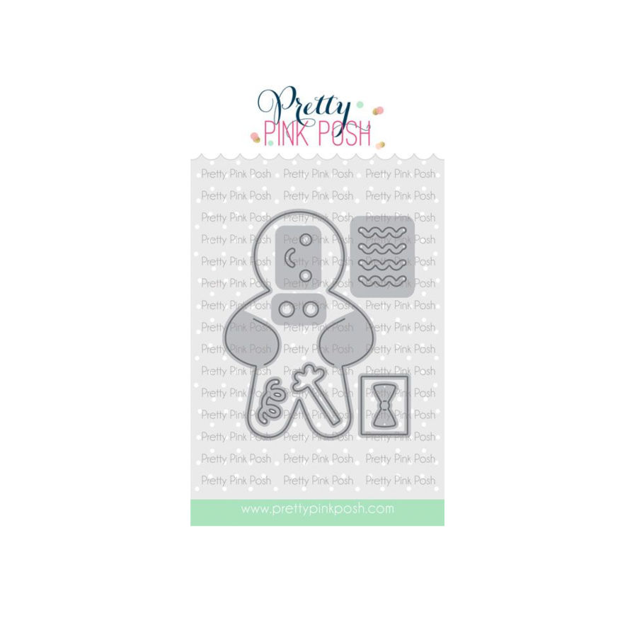Pretty Pink Posh Gingerbread Holder and Christmas Holder Additons Dies image 1