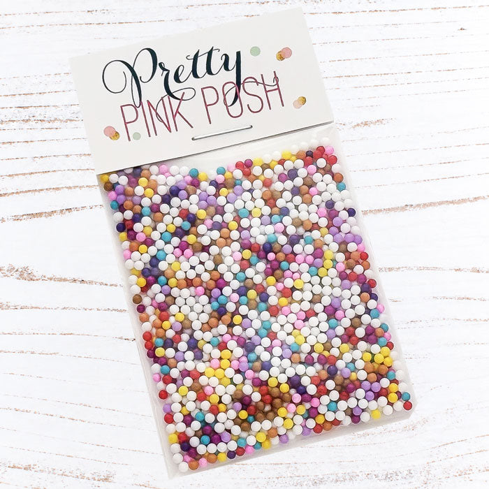 Pretty Pink Posh Gingerbread Lane Shaker Beads