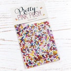Pretty Pink Posh Gingerbread Lane Shaker Beads