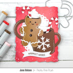 Pretty Pink Posh Gingerbread Mug Dies cocoa