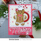 Pretty Pink Posh Gingerbread Mug Dies peppermints