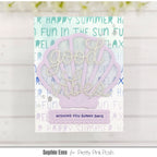 Pretty Pink Posh Good Vibes Shadow Dies summer