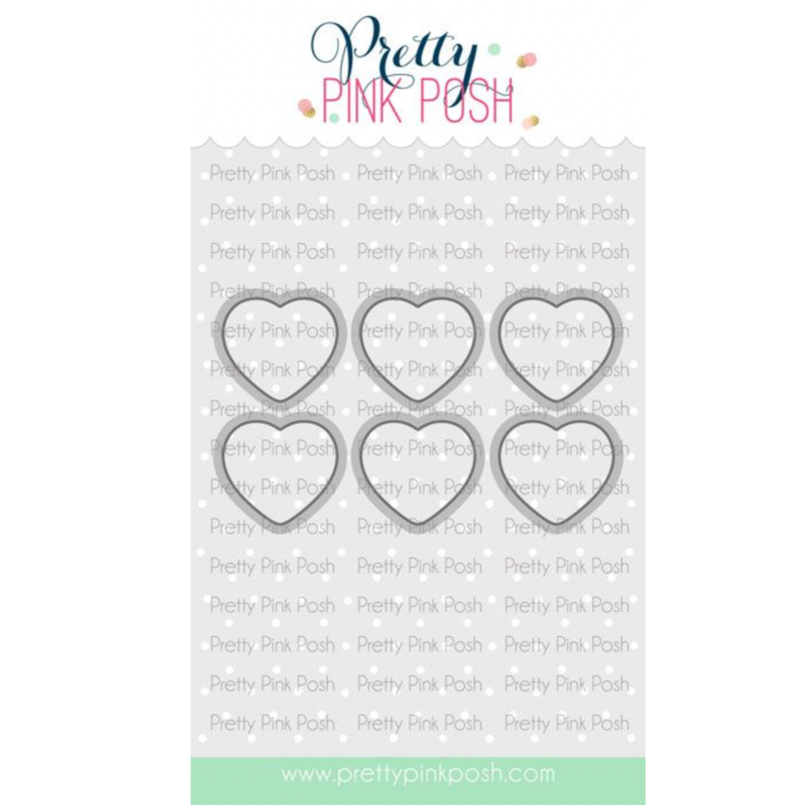 Pretty Pink Posh Halloween Candy Hearts Clear Stamp and Die Set image 2