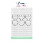 Pretty Pink Posh Halloween Candy Hearts Dies