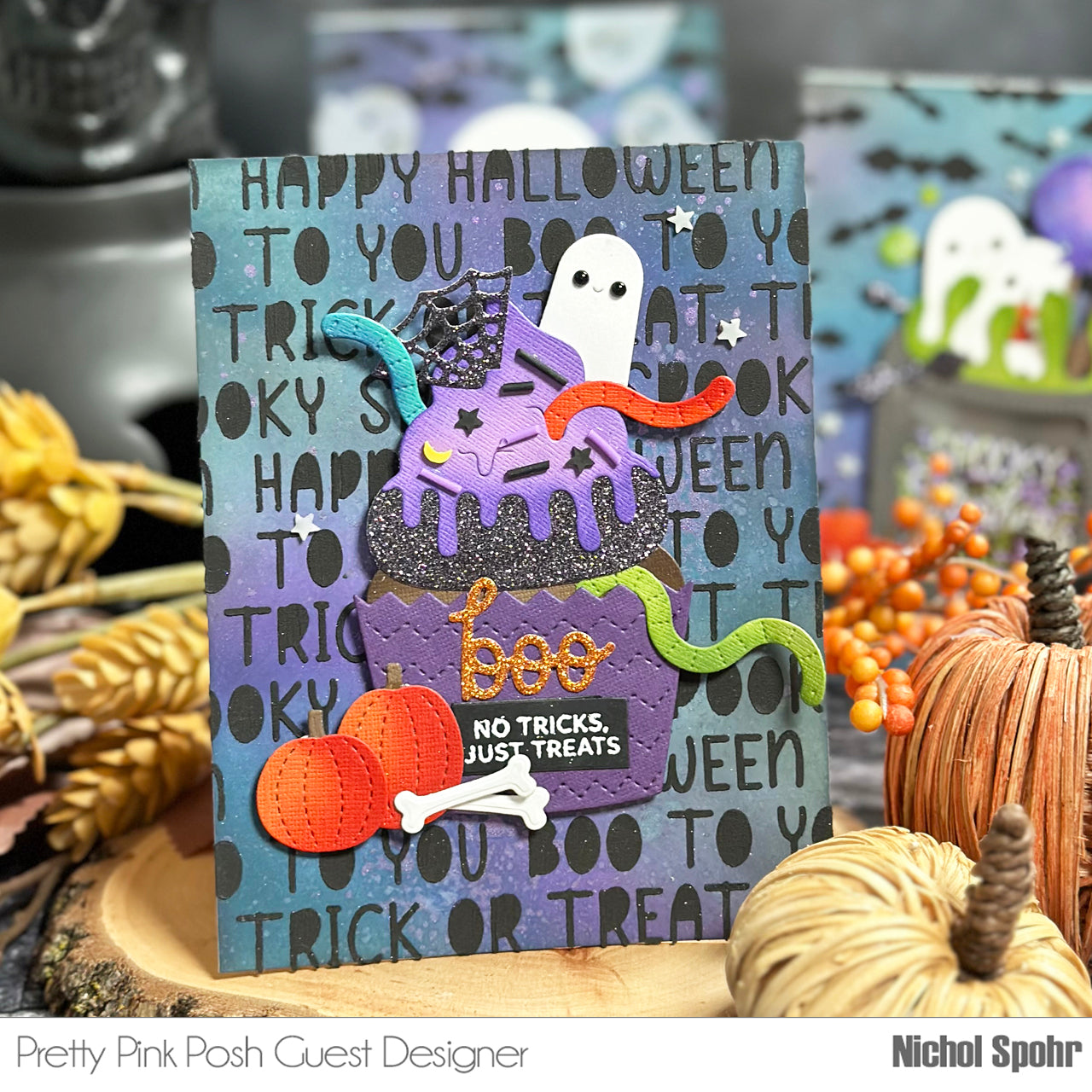 Pretty Pink Posh Halloween Corners Dies boo | color-code:ALT01