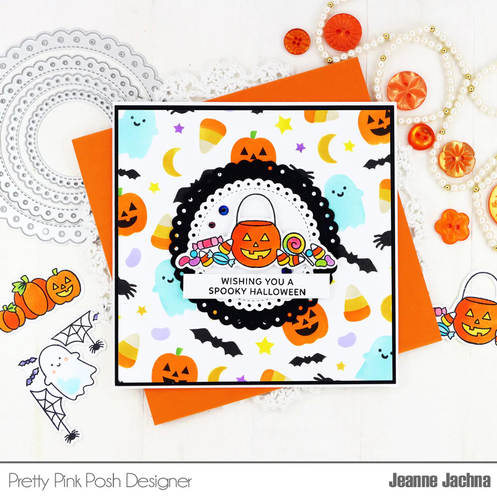Pretty Pink Posh Halloween Corners Dies
