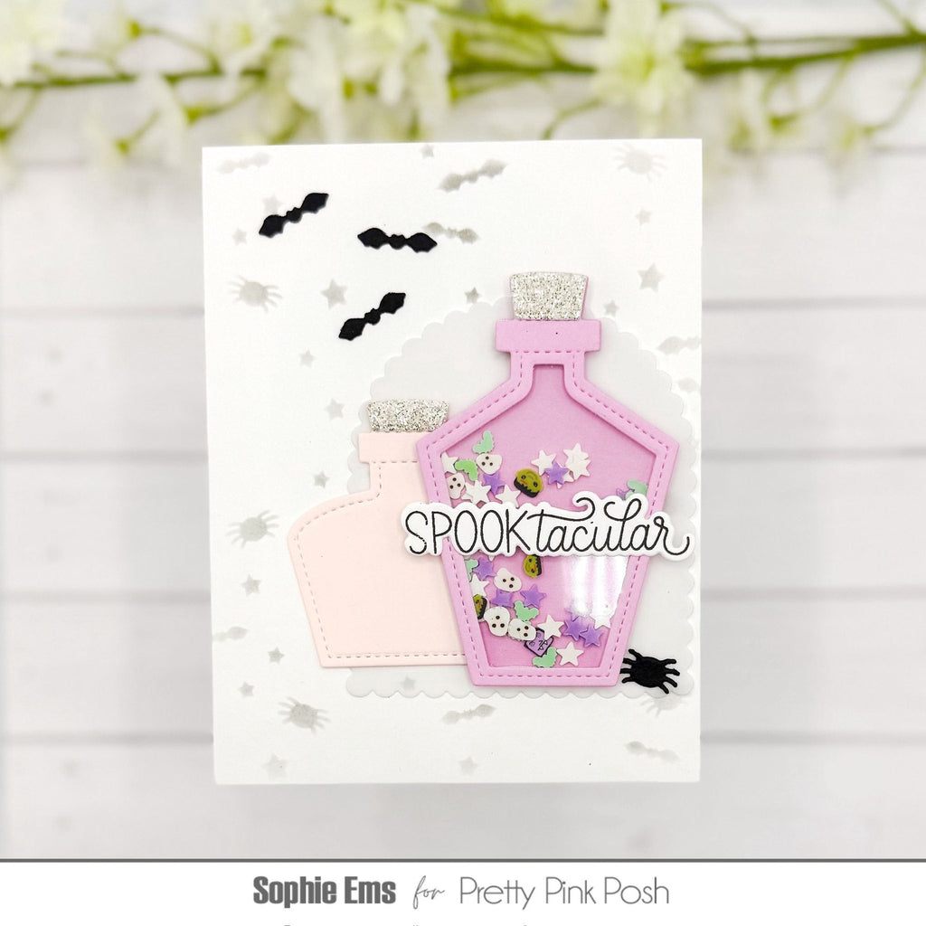 Pretty Pink Posh Halloween Friends Clay Confetti bats