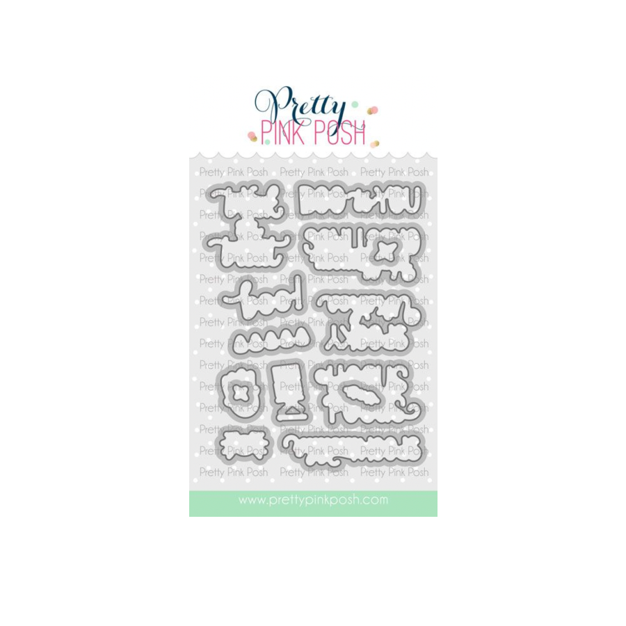 Pretty Pink Posh Halloween Greetings Clear Stamp and Die Set image 2