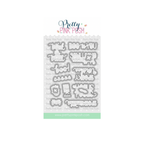 Pretty Pink Posh Halloween Greetings Clear Stamp and Die Set image 2