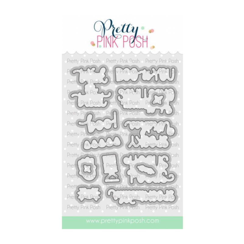 Pretty Pink Posh Halloween Greetings Dies