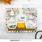 Pretty Pink Posh Halloween Greetings Dies shaker card