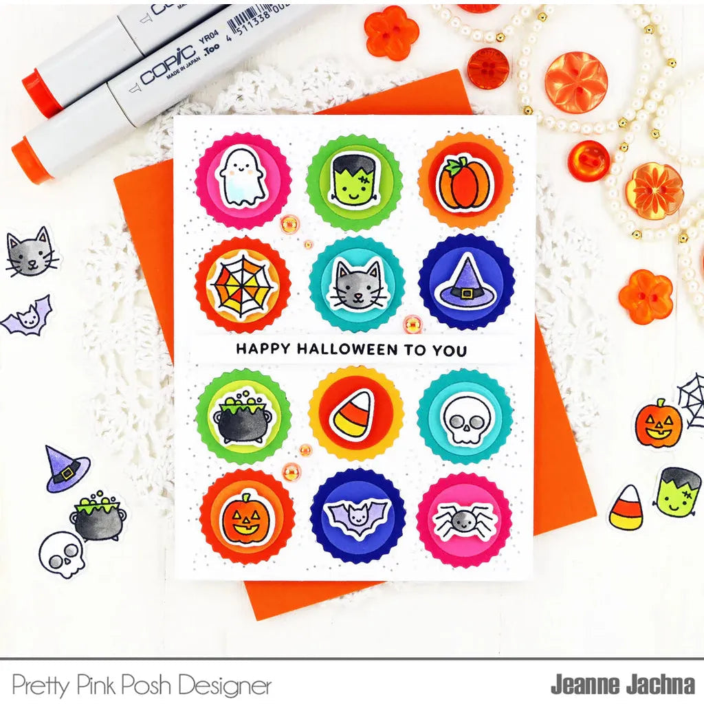 Pretty Pink Posh Halloween Icons Clear Stamps