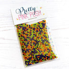 Pretty Pink Posh Halloween Night Glass Shaker Beads