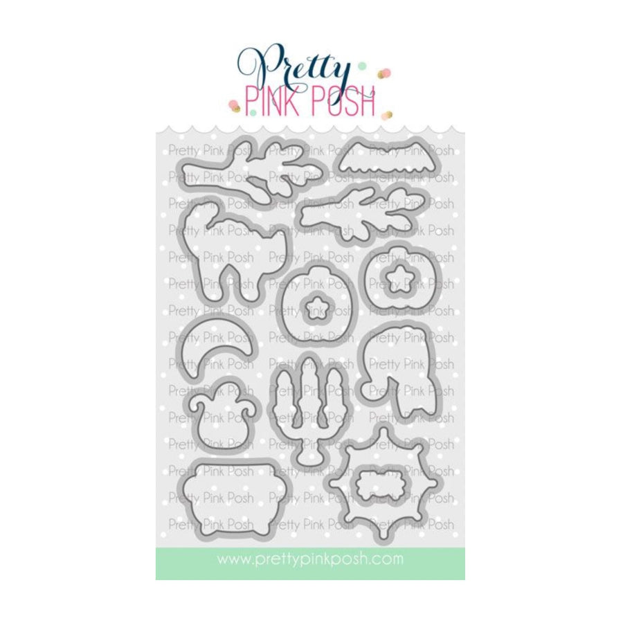 Pretty Pink Posh Halloween Silhouettes Coordinating Dies