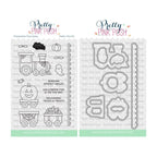 Pretty Pink Posh Halloween Train Clear Stamp and Die Set