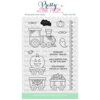 Pretty Pink Posh Halloween Train Clear Stamps