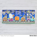 Pretty Pink Posh Halloween Train Clear Stamps