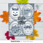 Pretty Pink Posh Halloween Treat Buckets Coordinating Dies trick or treat card