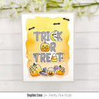 Pretty Pink Posh Halloween Word Scenes Dies bats