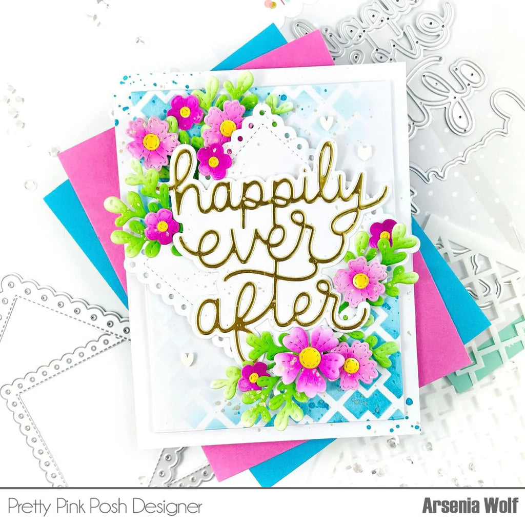 Pretty Pink Posh Happily Ever After Shadow Dies* flowers
