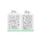 Pretty Pink Posh Happy Fall Clear Stamp and Die Set