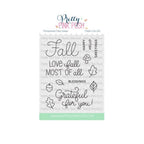 Pretty Pink Posh Happy Fall Clear Stamp and Die Set product image 1