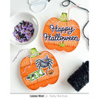 Pretty Pink Posh Happy Halloween Shadow Dies pumpkins