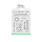 Pretty Pink Posh Happy Summer Clear Stamp and Die Set product image 1