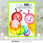 Pretty Pink Posh Hello Friend Dies rainbow