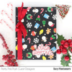 Pretty Pink Posh Holiday Icons Clear Stamp and Die Set red bow