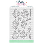Pretty Pink Posh Holiday Ornaments Clear Stamps