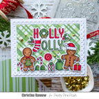 Pretty Pink Posh Holiday Word Scenes Dies jolly