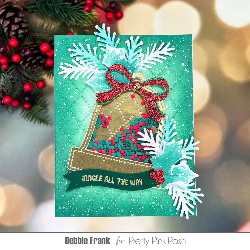 Pretty Pink Posh Holly Berries Clay Confetti greenery