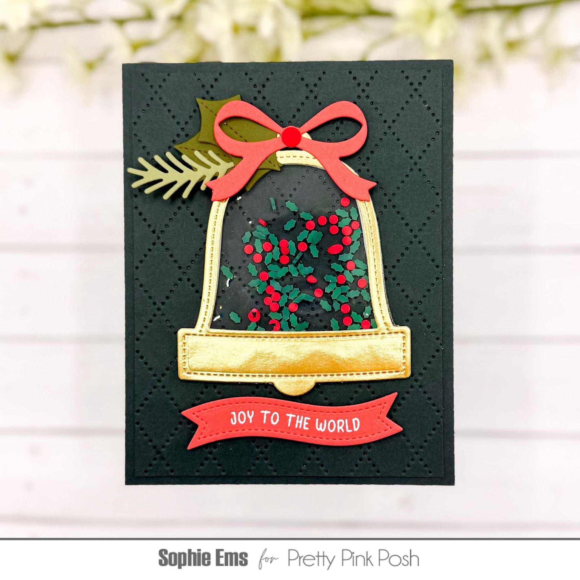 Pretty Pink Posh Holly Berries Clay Confetti joy