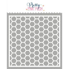 Pretty Pink Posh Honeycomb Stencil