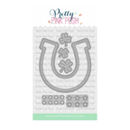 Pretty Pink Posh Horseshoe Shaker Dies