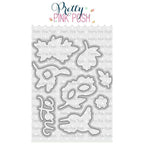 Pretty Pink Posh Hummingbird Floral Clear Stamp and Die Set product image 2